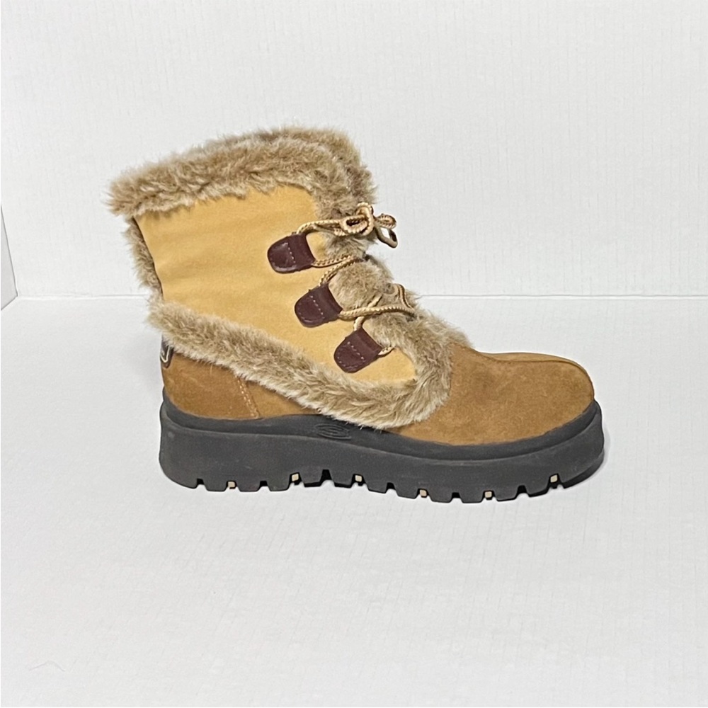 Sketchers Y2K Chunky Lace-Up Leather Boots - Picture 7 of 15